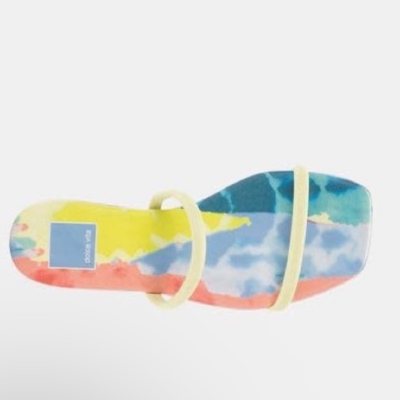 Dolce Vita Lester funfetti slip on colorful sandal women’s size 7.5 - Picture 2 of 3